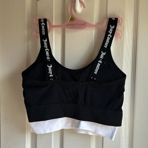 NWT JUICY COUTURE INTIMATE 2 BRA SET WHITE & BLACK JUICY!!